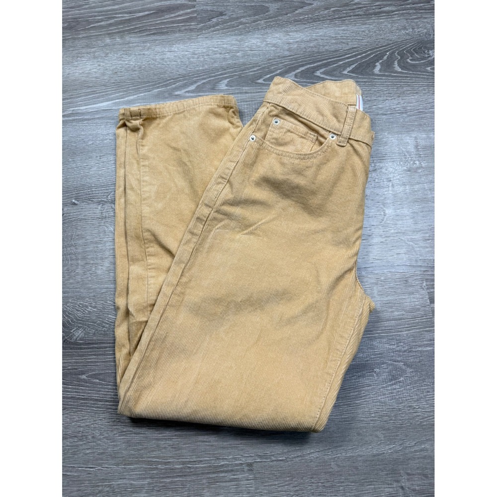 Urban Outfitters BDG Pegged Cowboy Corduroy Pants Tan Khaki High Rise 25